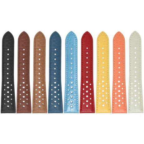 Dassari Perforated Leather Rally Strap