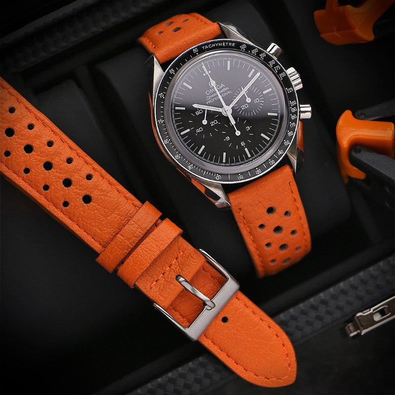 Dassari Perforated Leather Rally Strap
