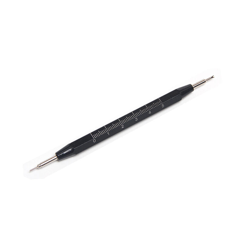 Spring Bar Tool with Integrated Ruler
