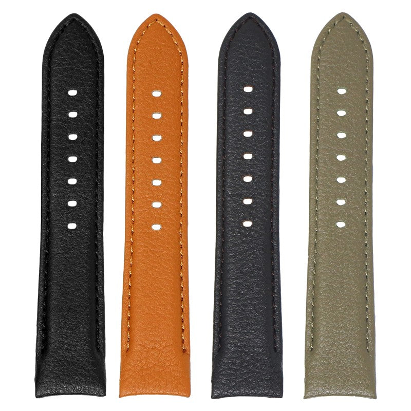 DASSARI Fitted Textured Leather Strap For Seiko Turtle