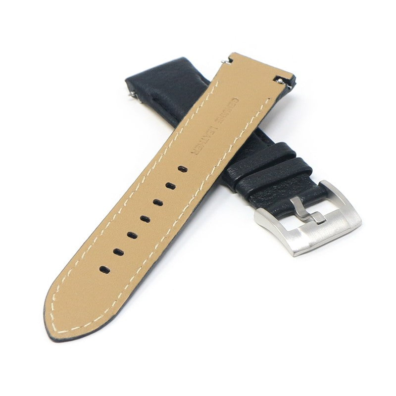 DASSARI Fitted Textured Leather Strap For Seiko Turtle