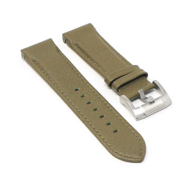 DASSARI Fitted Textured Leather Strap For Seiko Turtle