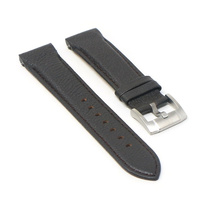 DASSARI Fitted Textured Leather Strap For Seiko Turtle