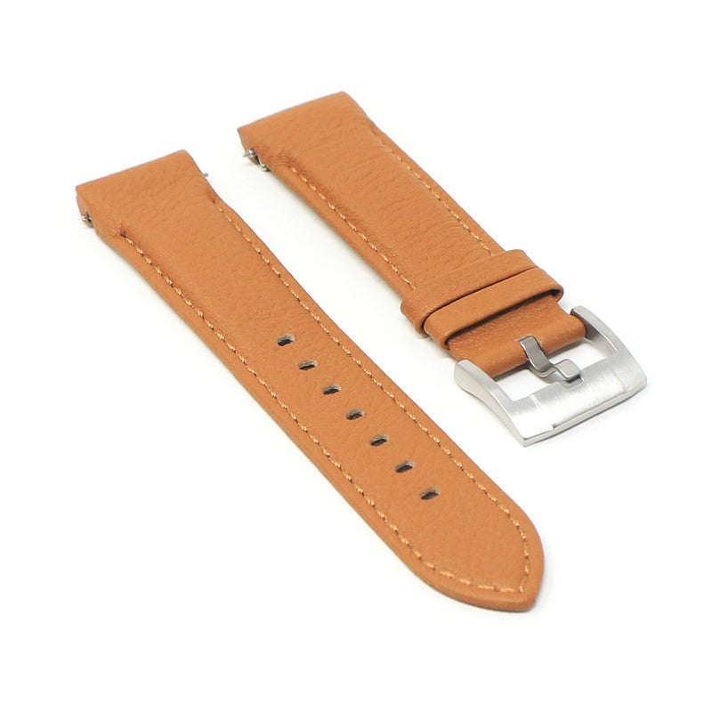 DASSARI Fitted Textured Leather Strap For Seiko Turtle