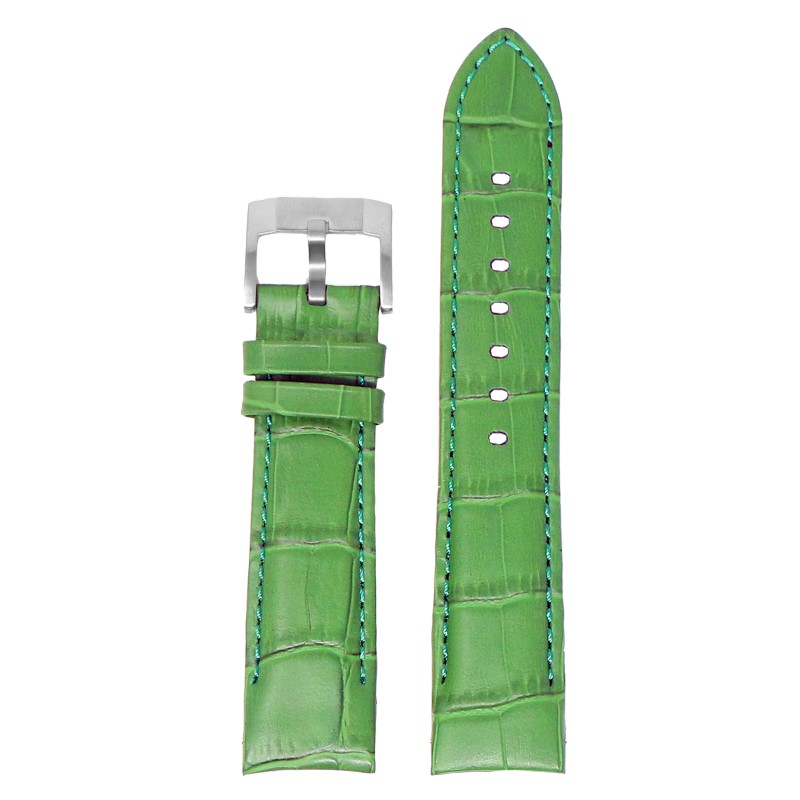 DASSARI Fitted Croc Leather Strap For Seiko Turtle