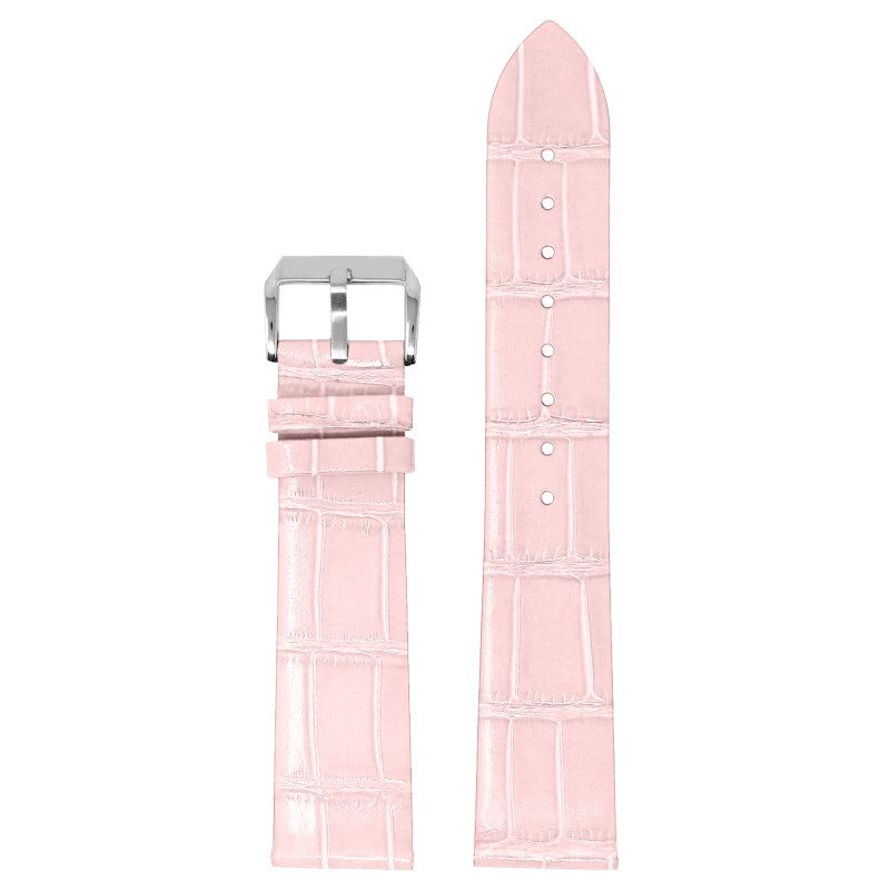Slim Crocodile Embossed Strap With Quick Release
