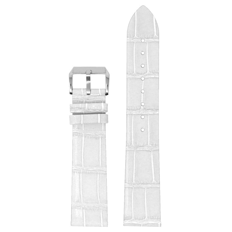 Slim Crocodile Embossed Strap With Quick Release