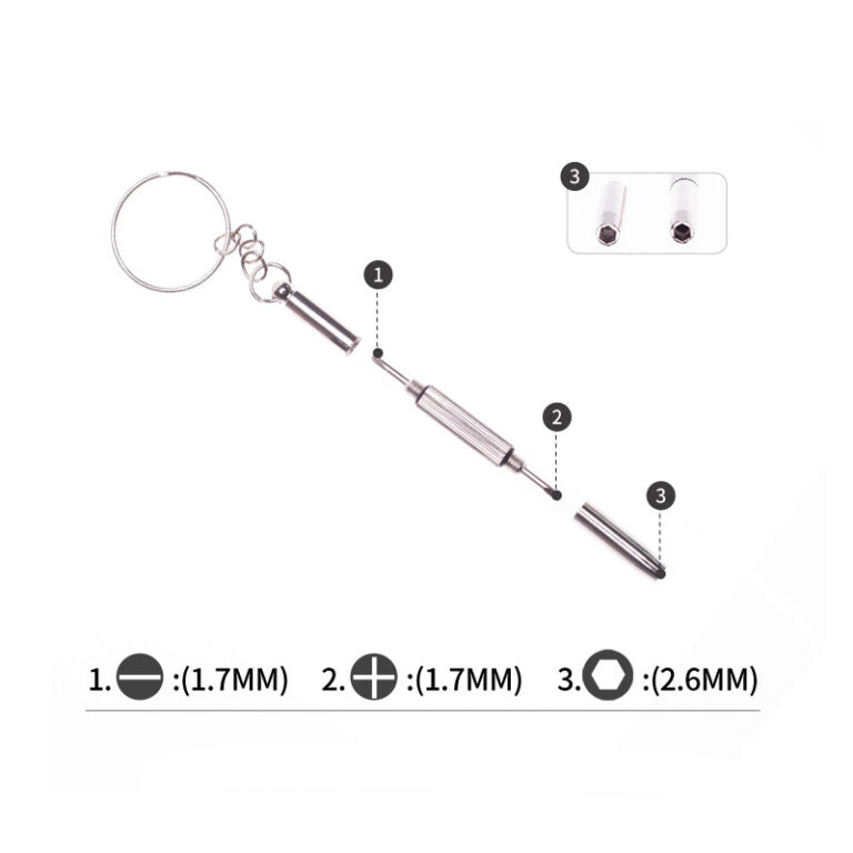 Keychain Watch Screwdriver