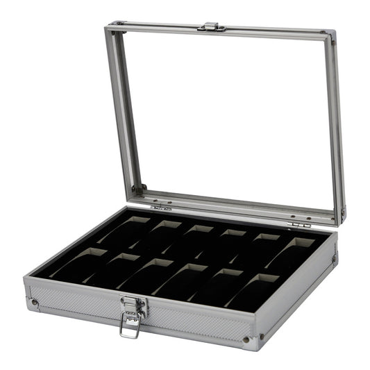 Aluminum Watch Box for 12 Watches