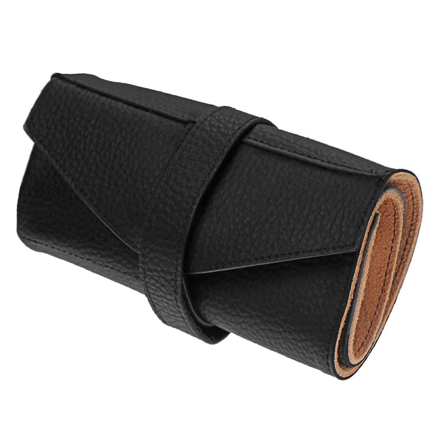 DASSARI Vintage Leather Watch Roll - Out of Stock