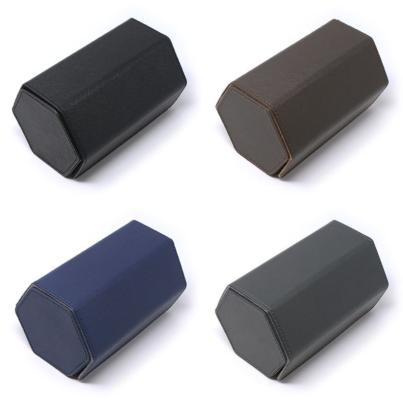 DASSARI Premium Saffiano Leather Octo Roll