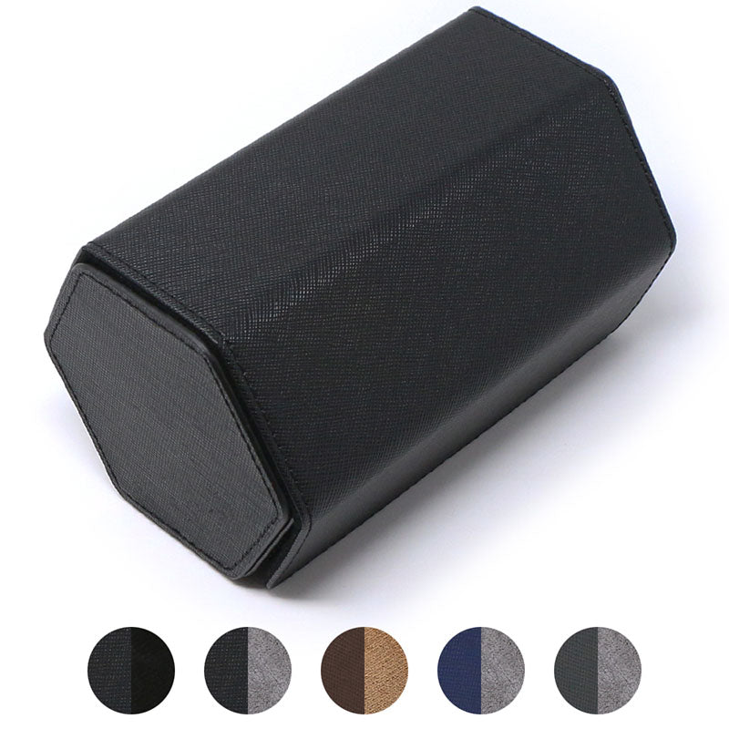 DASSARI Premium Saffiano Leather Octo Roll