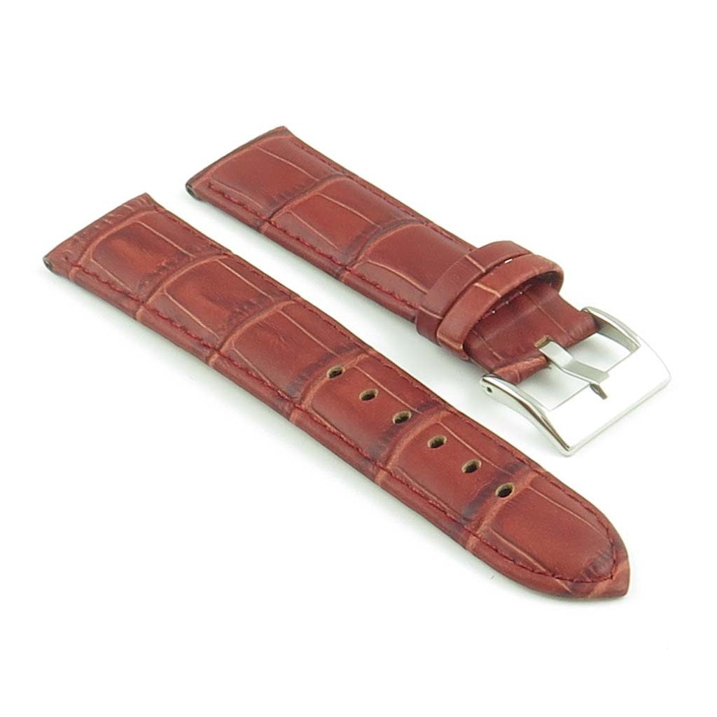 Men’s Crocodile Embossed Strap – Quick Release (20mm, 21mm, 22mm)