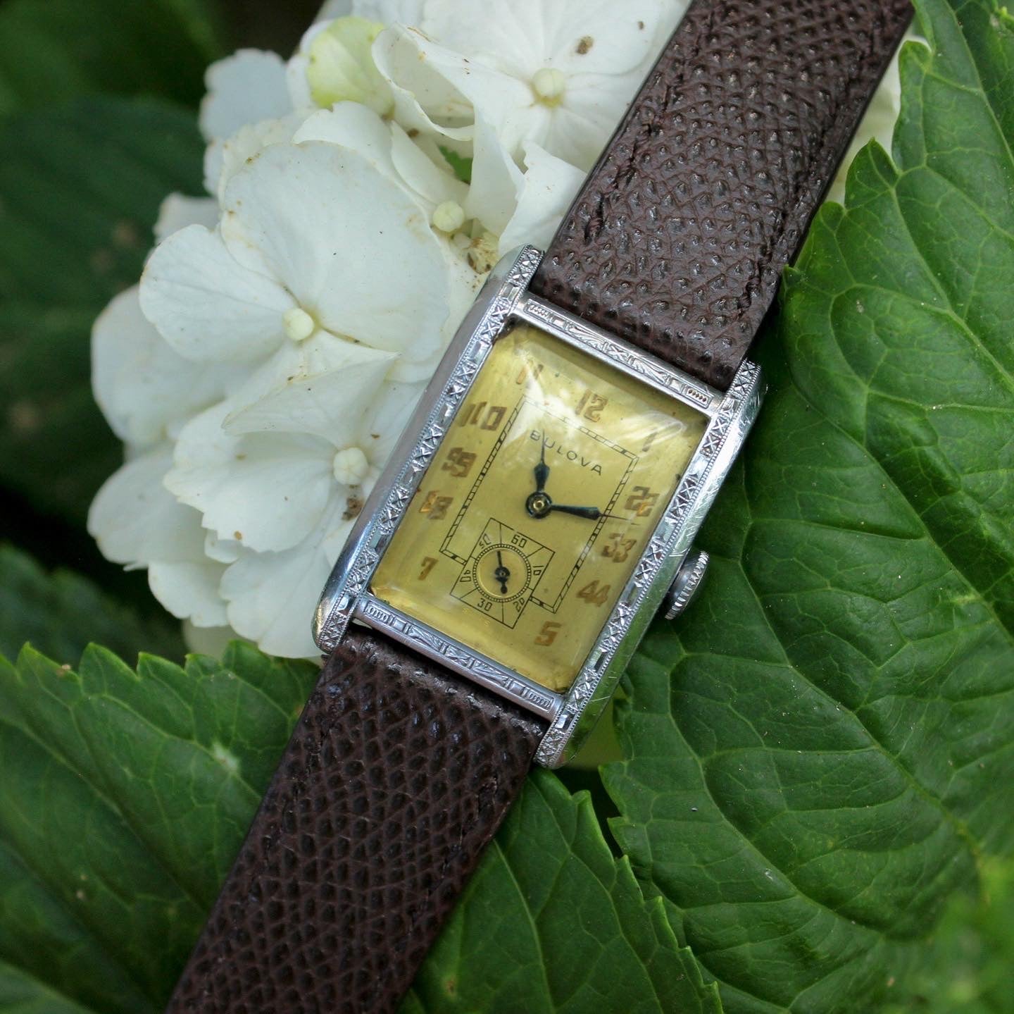 The Conyers Farm Watch Strap in Brown