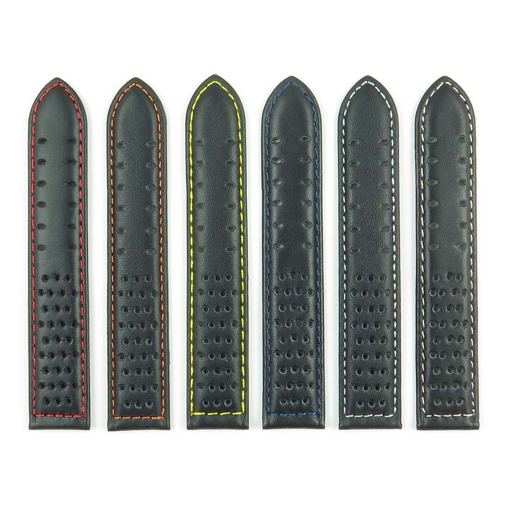 Perforated Leather Rally Strap for Fitbit Versa & Versa 2