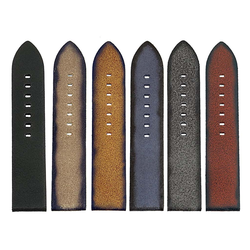 DASSARI Opus Thick Distressed Italian Leather Strap