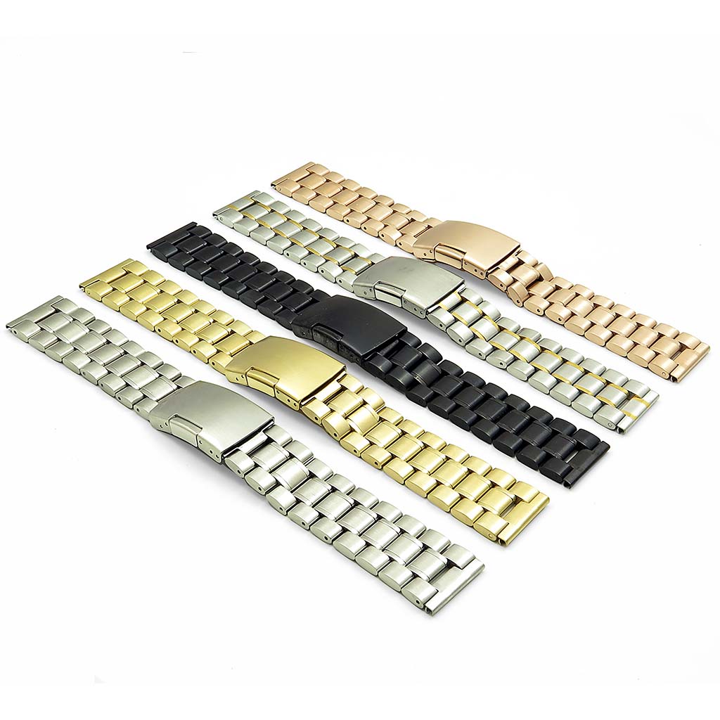 Stainless Steel Oyster Strap for Fossil Sport Smartwatch