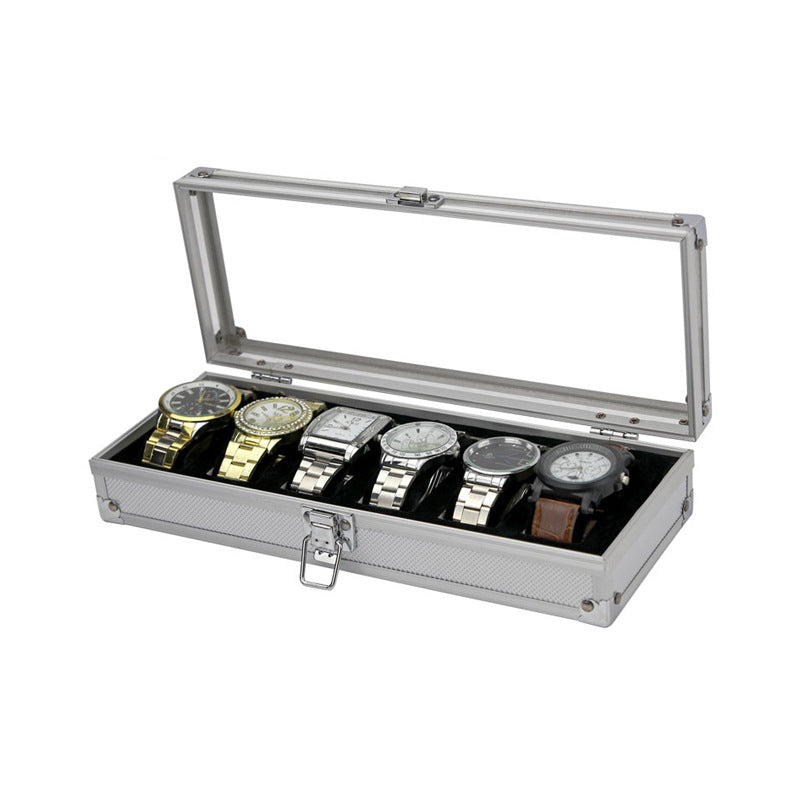 Aluminum Watch Box for 6 Watches