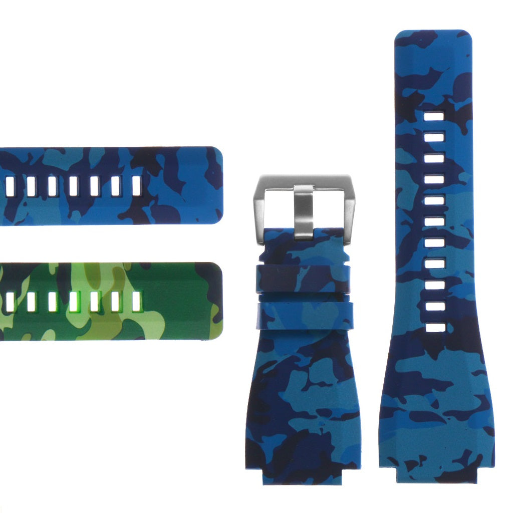 Camo Rubber Strap with Black Buckle for Garmin Forerunner 220 / 230 / 235 / 260 / 735XT / Approach S5 / S6 / S20