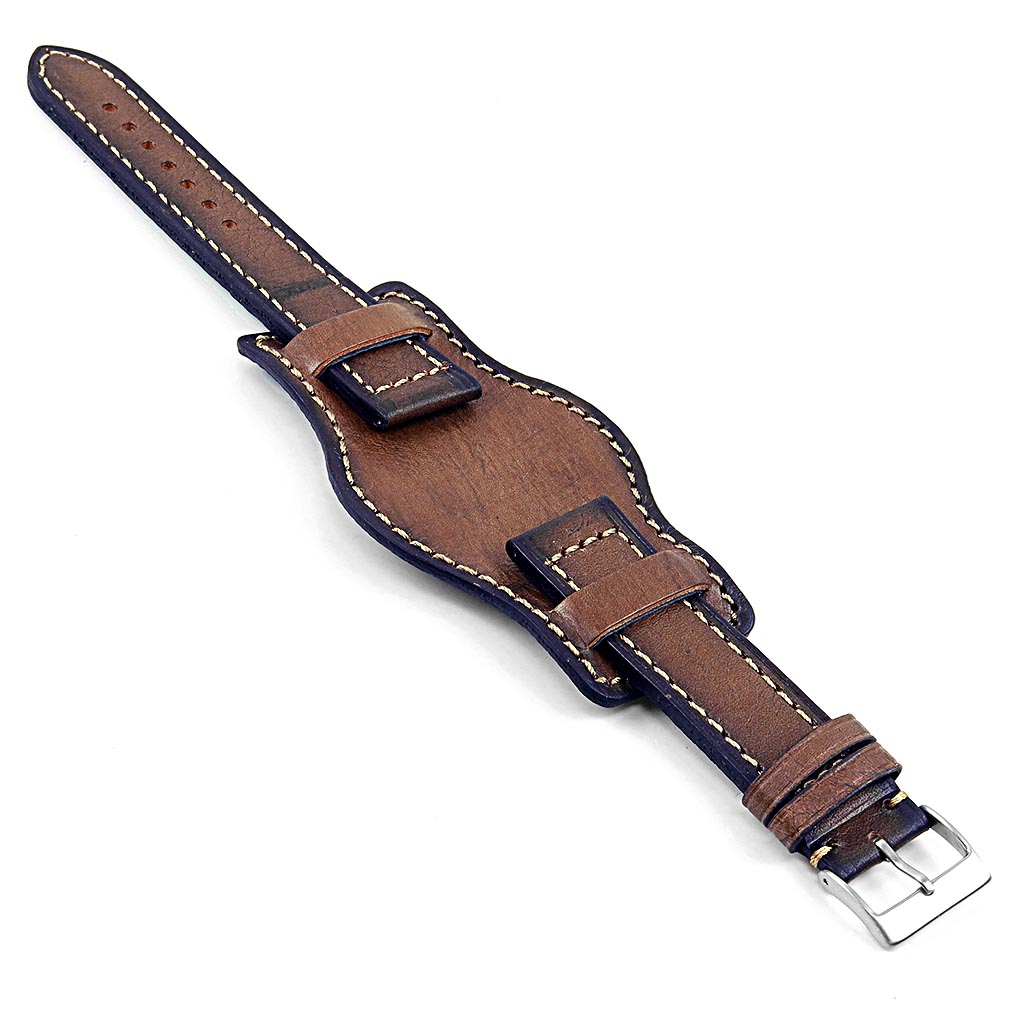DASSARI Analogue Vintage Leather Bund Strap