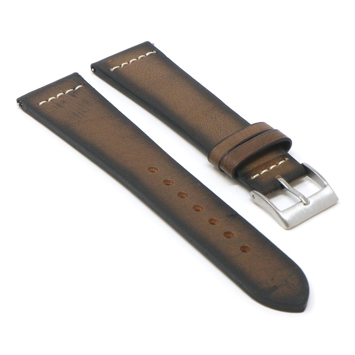 DASSARI Kingwood III Premium Vintage Leather Strap for Apple Watch