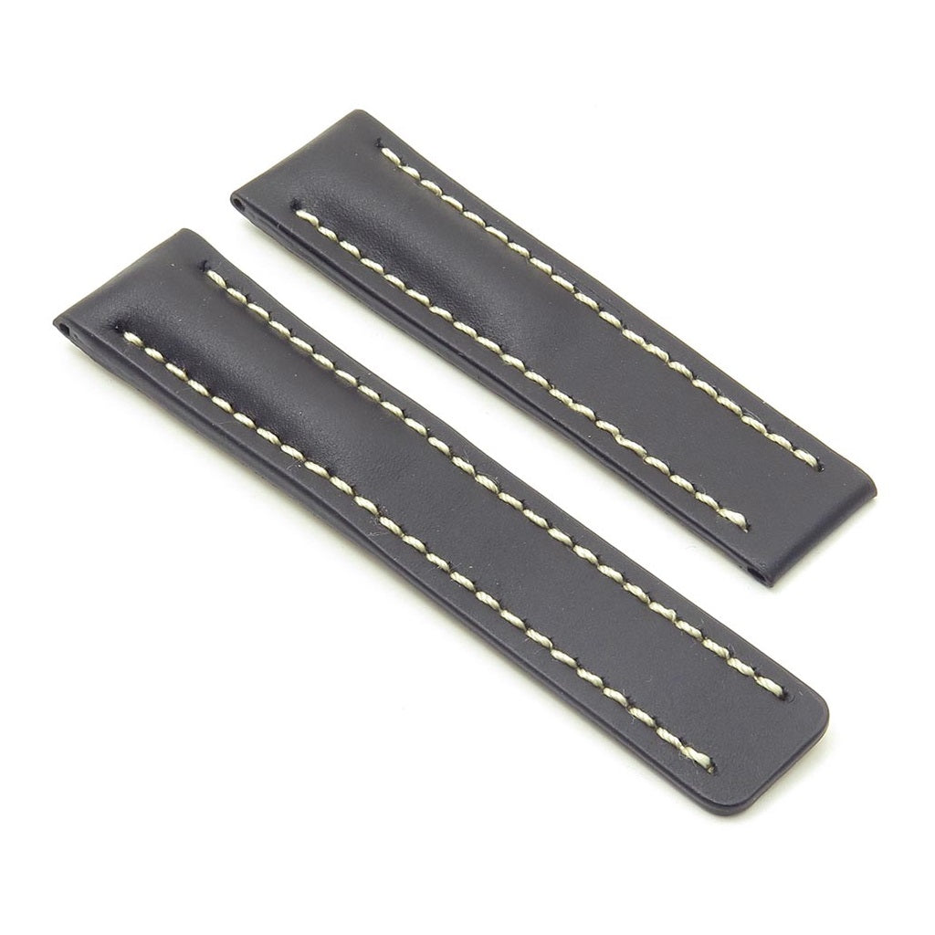 DASSARI Capital Smooth Italian Leather Strap Without Clasp