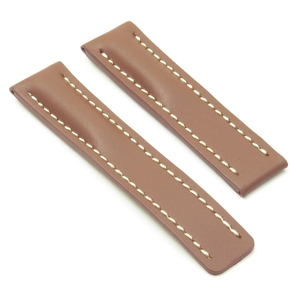 DASSARI Capital Smooth Italian Leather Strap Without Clasp