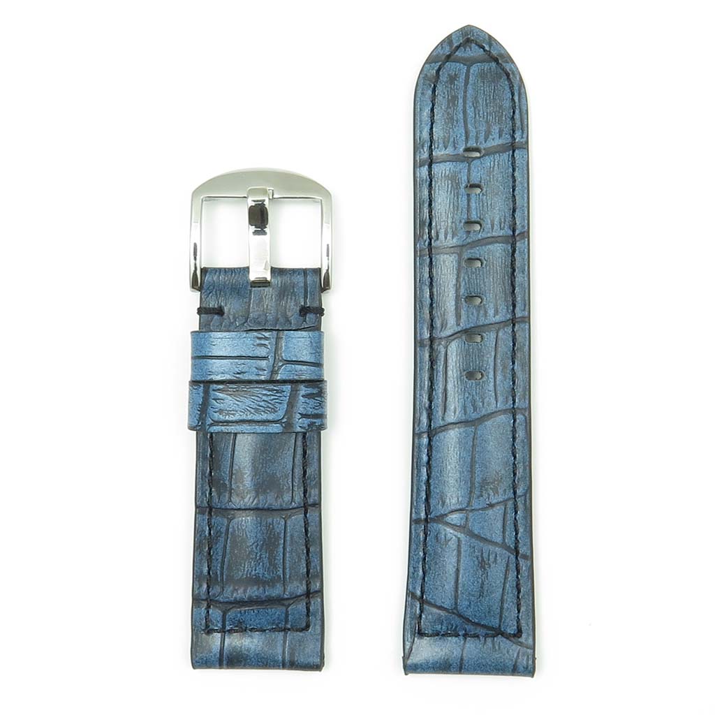 DASSARI Carrera Distressed Leather GT Rally Watch Band for Apple Watch