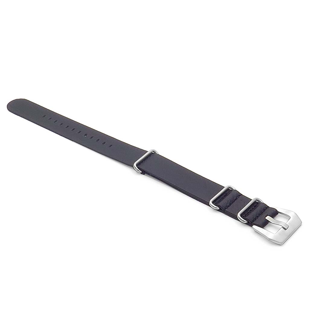 DASSARI Concrete Textured Italian Leather NATO Strap