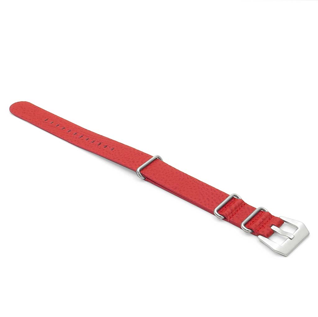 DASSARI Concrete Textured Italian Leather NATO Strap