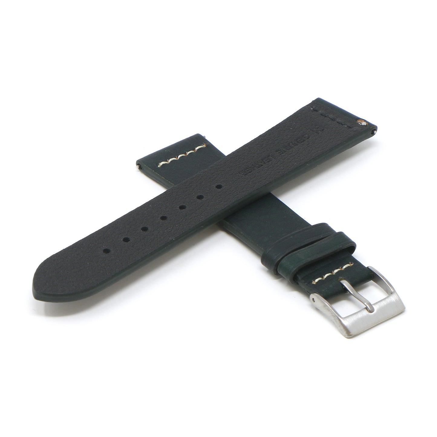 DASSARI Kingwood III Premium Vintage Leather Strap for Fitbit Charge 4 & Charge 3