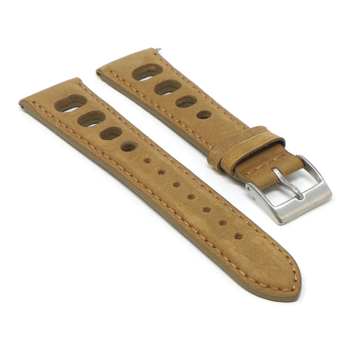 DASSARI Distressed Leather Rally Strap for Fitbit Sense
