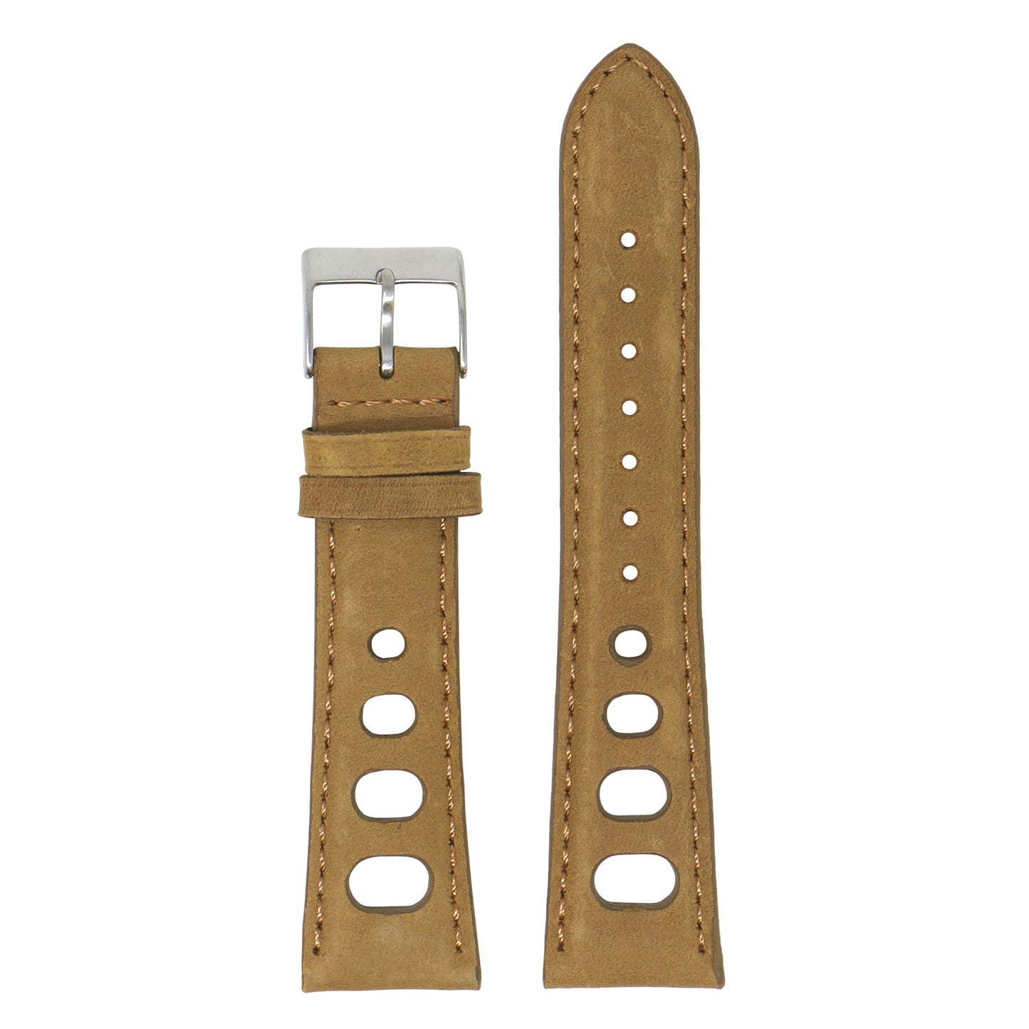 DASSARI Distressed Leather Rally Strap for Fitbit Sense