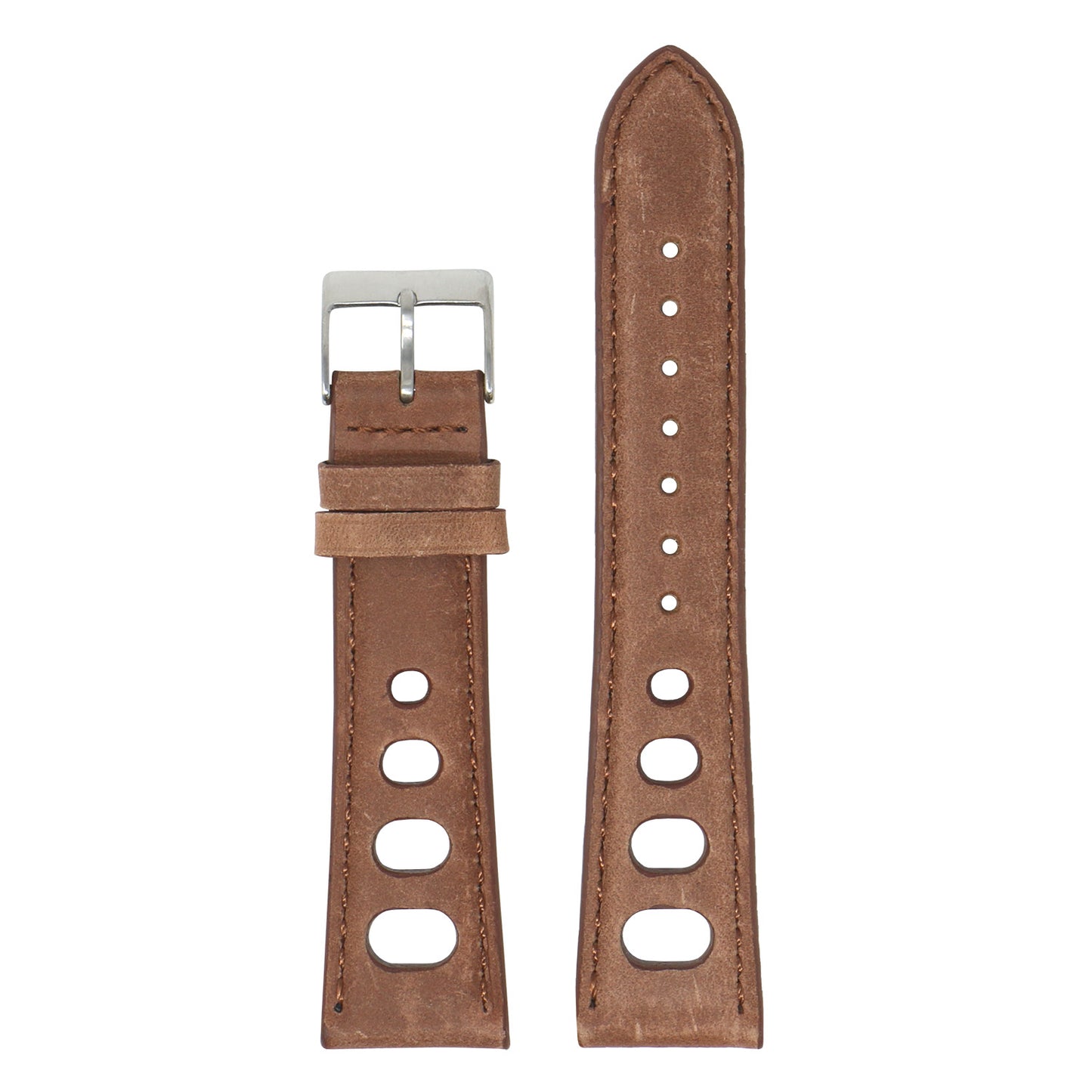 DASSARI Distressed Leather Rally Strap for Fitbit Sense