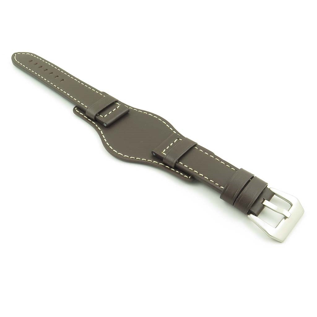 DASSARI Empire Thick Leather Bund Strap