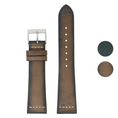 DASSARI Kingwood III Premium Vintage Leather Strap