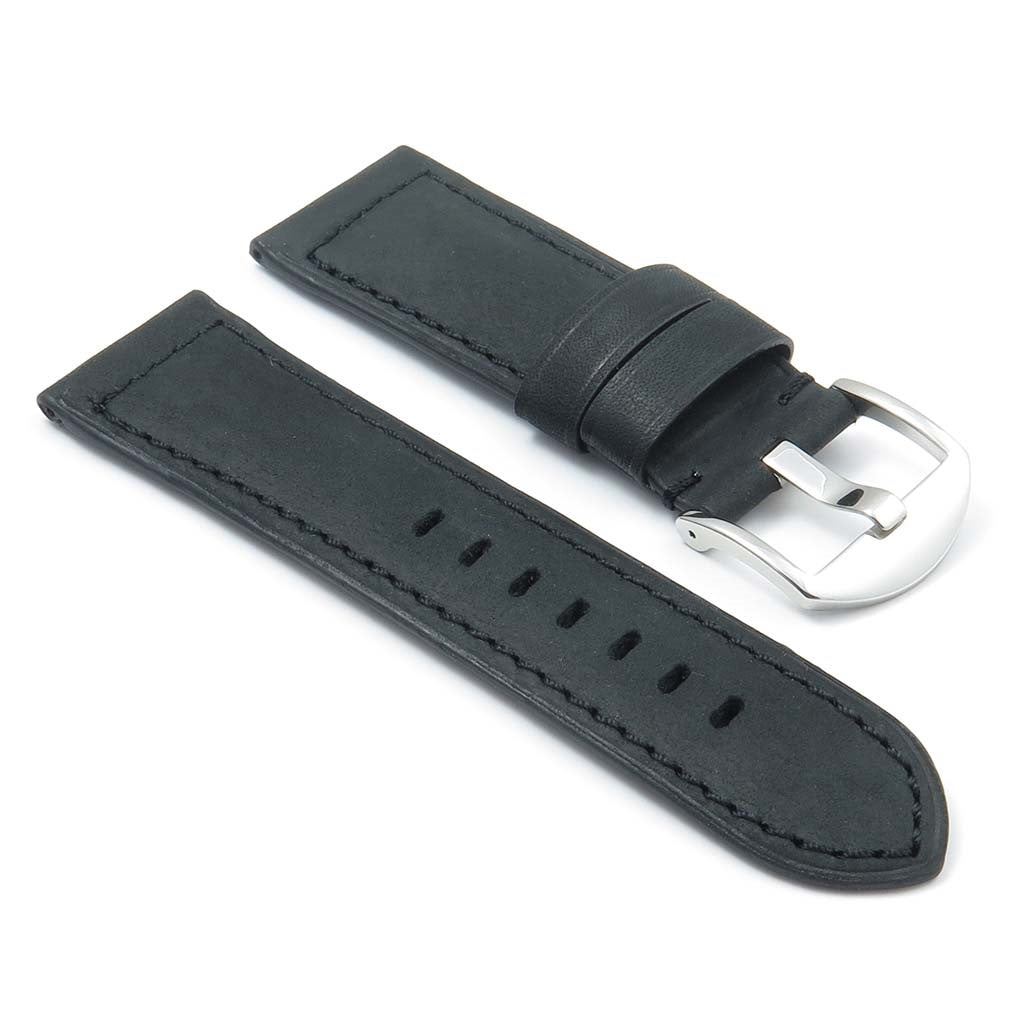 DASSARI Heritage Padded Italian Leather Strap