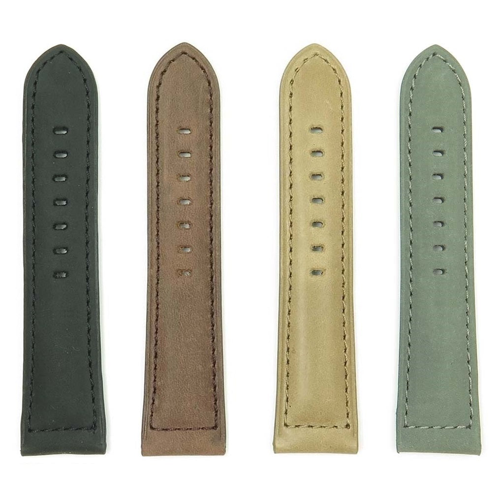 DASSARI Heritage Padded Italian Leather Strap
