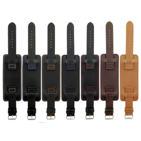 DASSARI Monarch Leather Cuff Strap