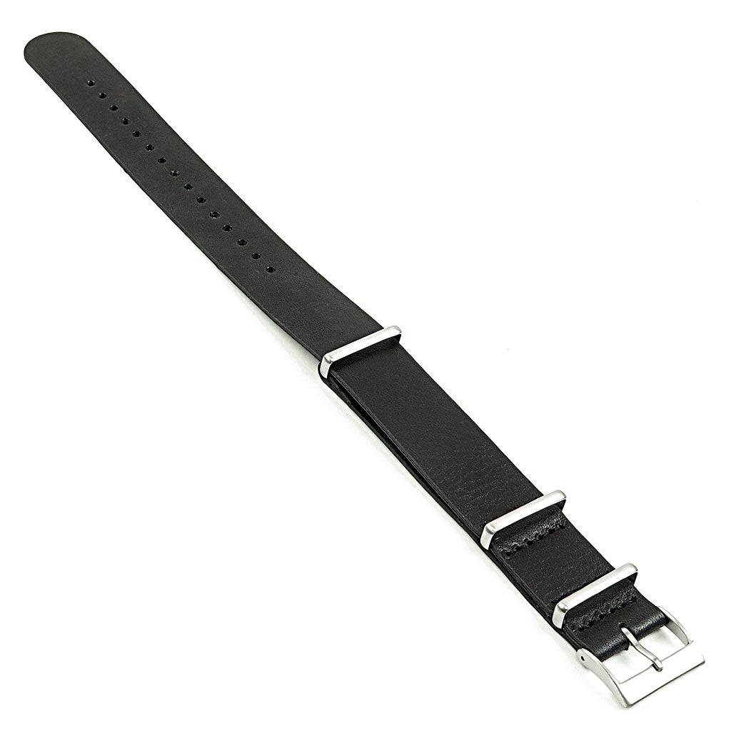 DASSARI Marquis Vintage Hand Finished Italian Leather NATO Strap