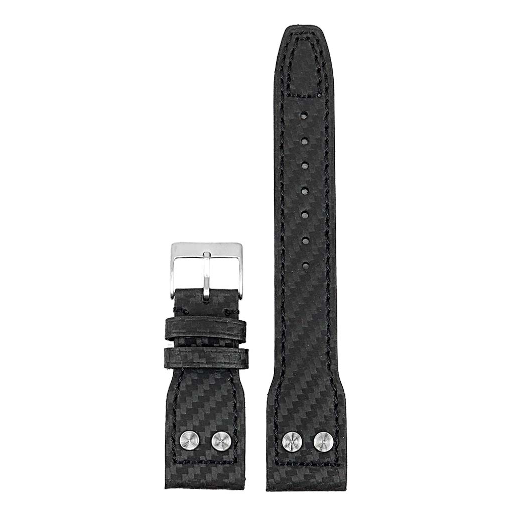 DASSARI Mirage Carbon Fiber Strap w/ Rivets