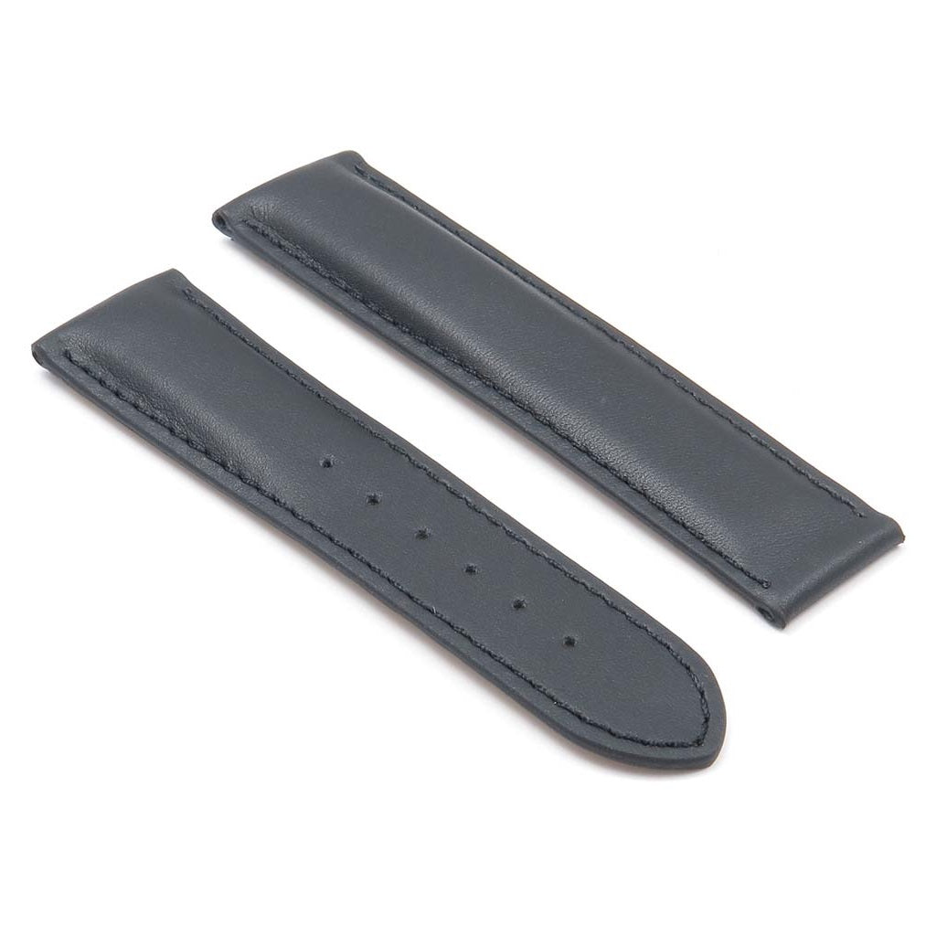 DASSARI Modena Smooth Italian Leather Strap for Deployment Clasp
