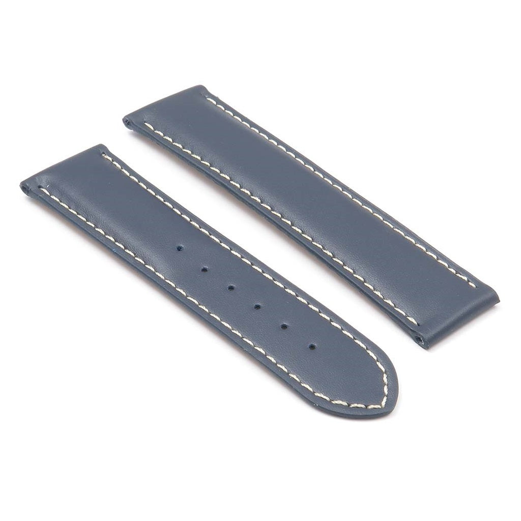 DASSARI Modena Smooth Italian Leather Strap for Deployment Clasp