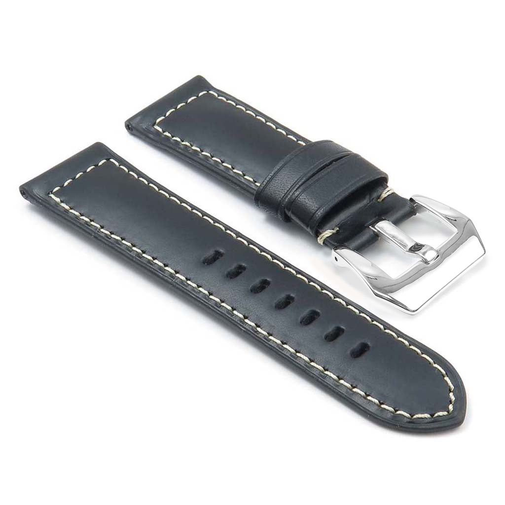 DASSARI Monaco Smooth Leather Strap