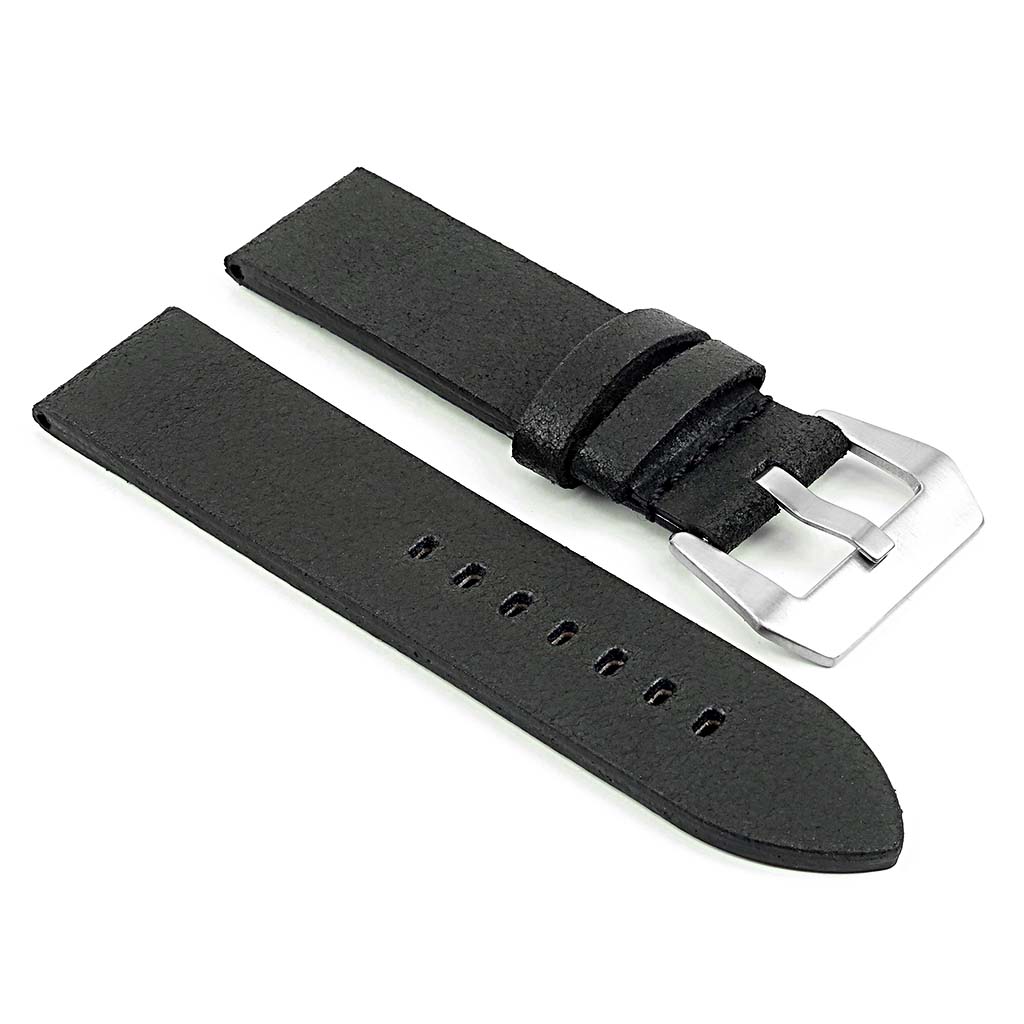 DASSARI Opus Thick Distressed Italian Leather Strap