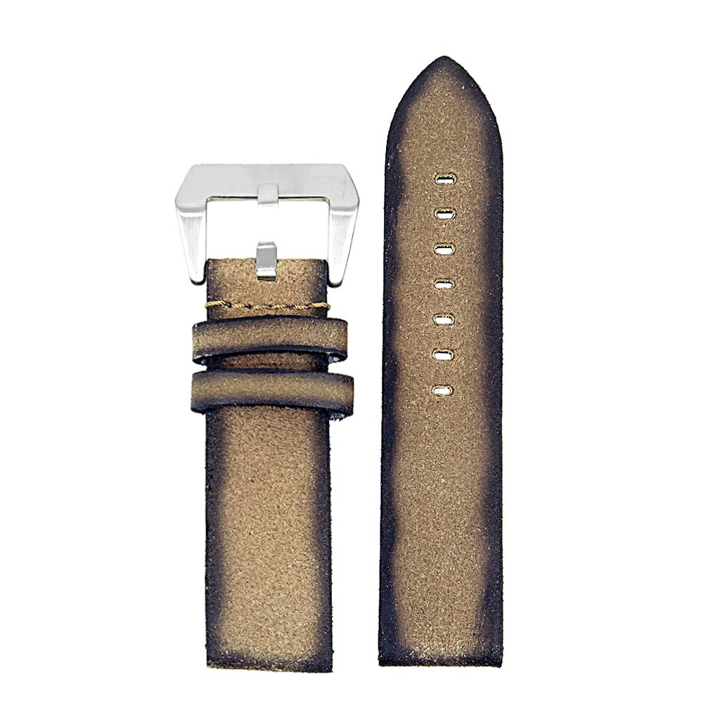 DASSARI Opus Thick Distressed Italian Leather Strap
