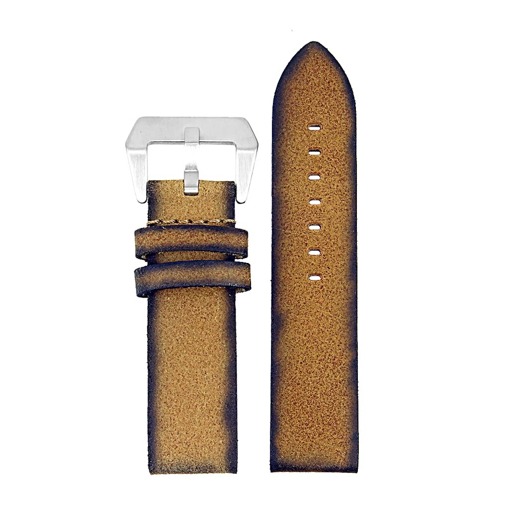 DASSARI Opus Thick Distressed Italian Leather Strap