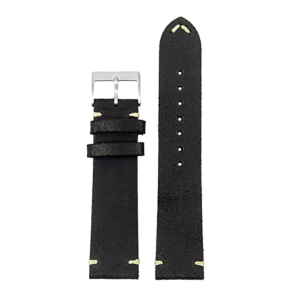 DASSARI Patina Distressed Italian Leather Strap for Fitbit Sense
