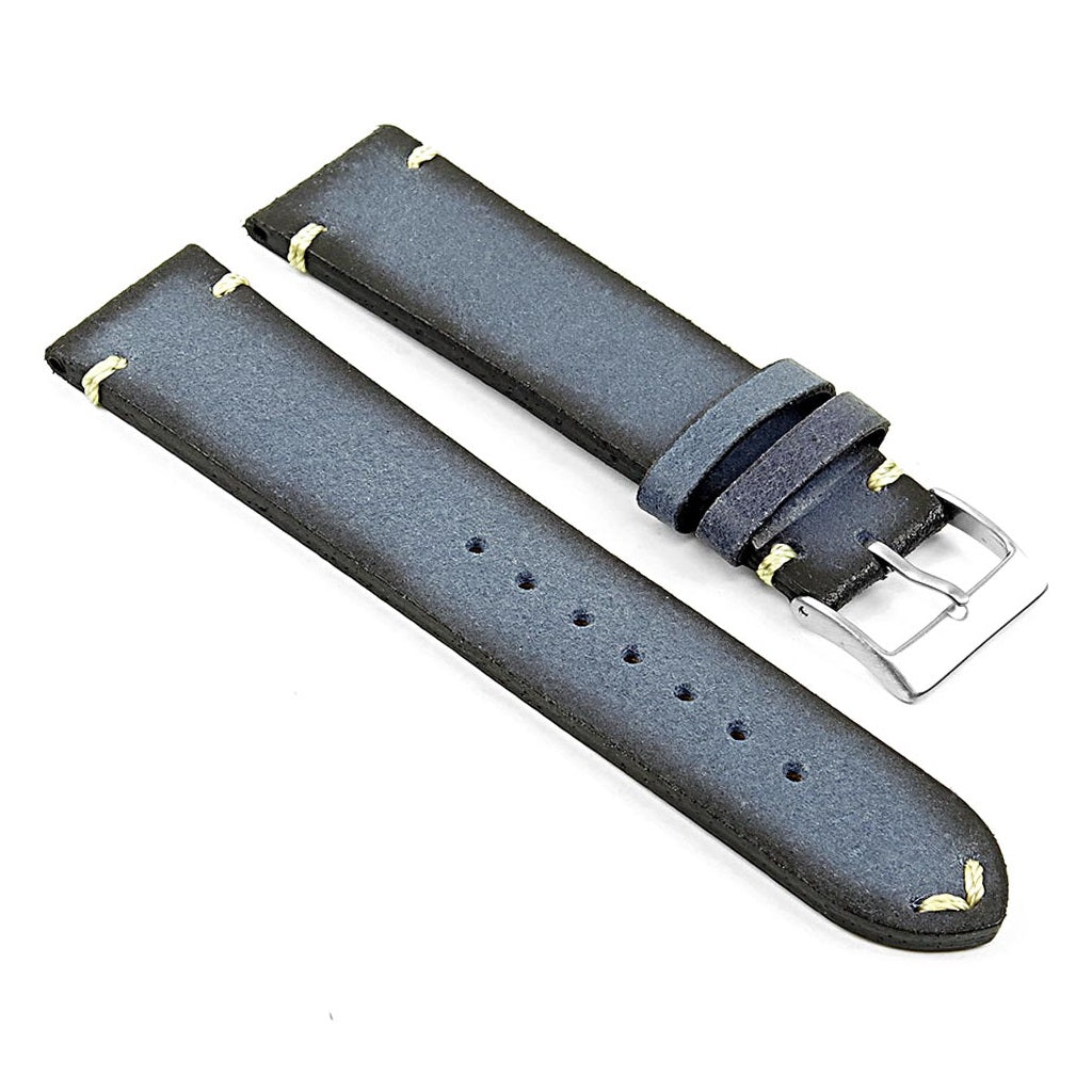 DASSARI Patina Distressed Italian Leather Watch Band for Apple Watch