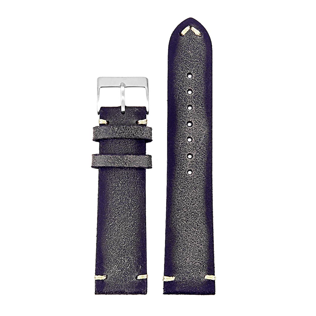 DASSARI Patina Distressed Italian Leather Strap for Fitbit Charge 4 & Charge 3
